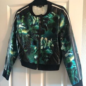 Printed Bomber Jacket